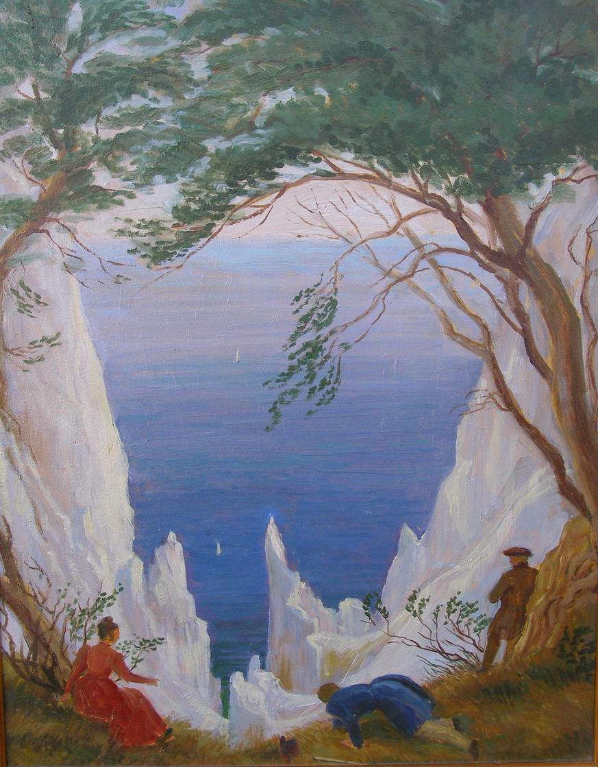 Werk Nr. 137 – Kreidefelsen auf Rügen (in Anlehnung an CDF)